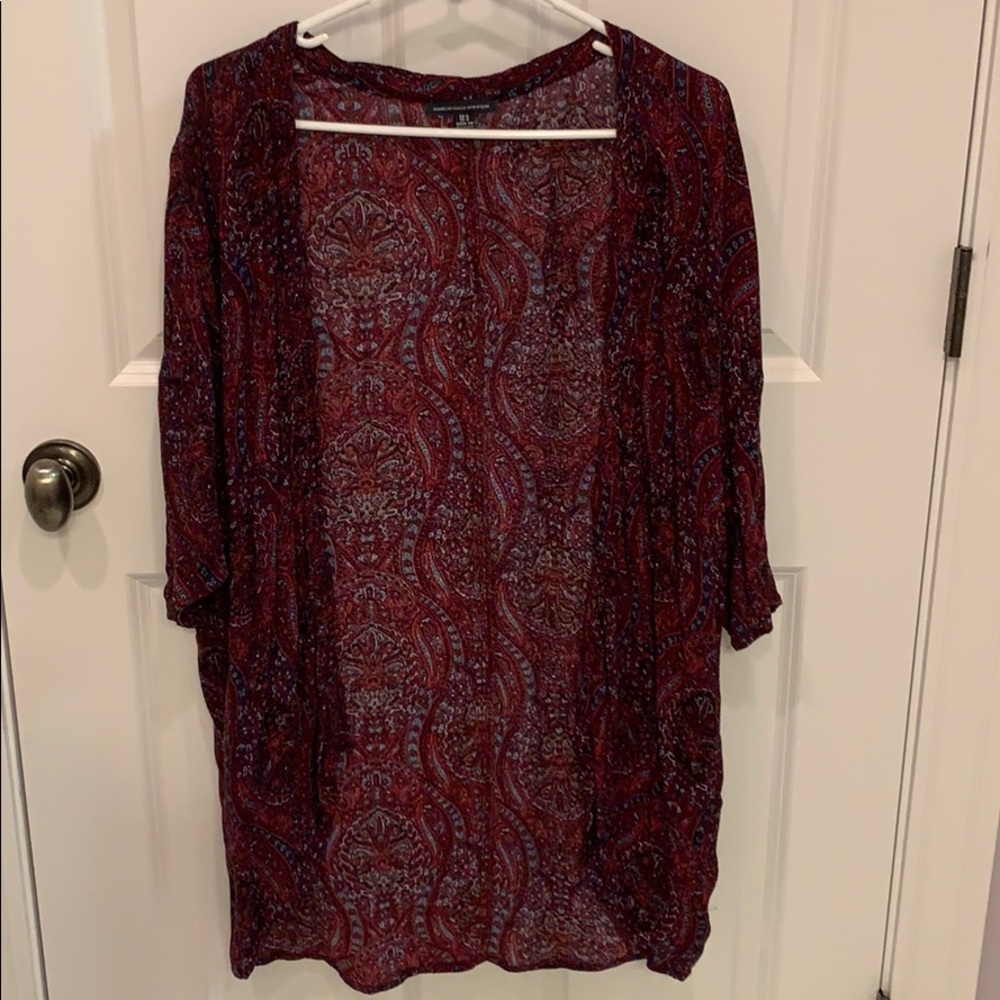 American Eagle purple kimono